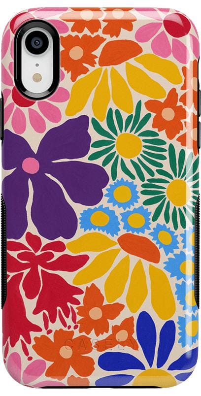 Flower Patch | Multi-Color Floral Case iPhone Case get.casely Bold iPhone XR