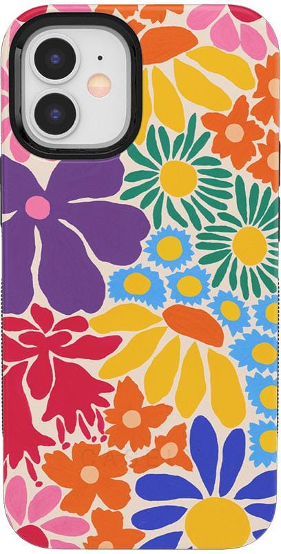 Flower Patch | Multi-Color Floral Case iPhone Case get.casely Bold + MagSafe® iPhone 12