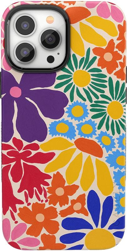 Flower Patch | Multi-Color Floral Case iPhone Case get.casely Bold + MagSafe® iPhone 13 Pro Max