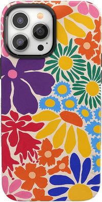 Flower Patch | Multi-Color Floral Case iPhone Case get.casely Bold + MagSafe® iPhone 13 Pro Max