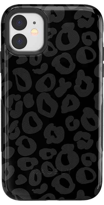 Into the Wild | Black Leopard Case iPhone Case get.casely Bold iPhone 11
