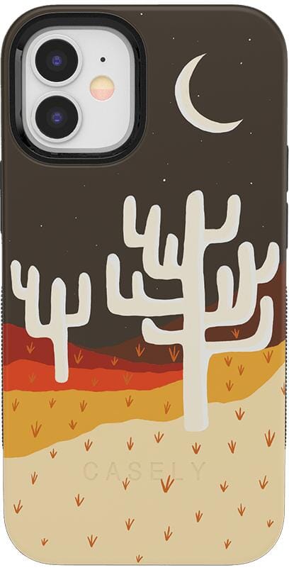 Desert Nights | Cactus Colorblock Case iPhone Case get.casely Bold + MagSafe® iPhone 12 