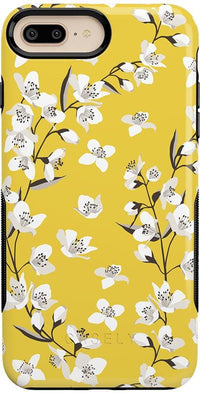 Floral Forest | Yellow Cherry Blossom Floral Case iPhone Case get.casely Bold iPhone 6/7/8 Plus 