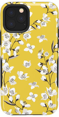 Floral Forest | Yellow Cherry Blossom Floral Case iPhone Case get.casely Bold iPhone 11 Pro 