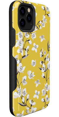 Floral Forest | Yellow Cherry Blossom Floral Case iPhone Case get.casely 