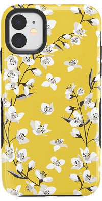 Floral Forest | Yellow Cherry Blossom Floral Case iPhone Case get.casely Bold iPhone 11 