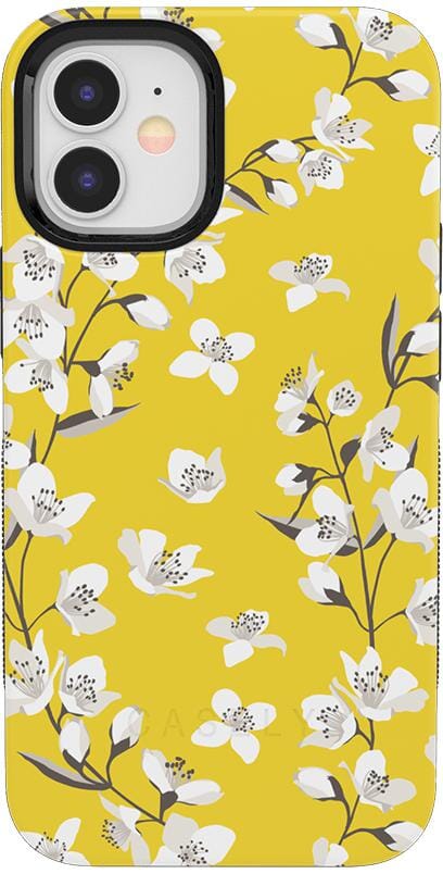 Floral Forest | Yellow Cherry Blossom Floral Case iPhone Case get.casely 