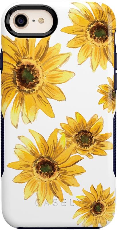 Golden Garden | Yellow Sunflower Floral Case iPhone Case get.casely Bold iPhone 6/7/8
