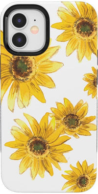 Golden Garden | Yellow Sunflower Floral Case iPhone Case get.casely Bold iPhone 12 Mini