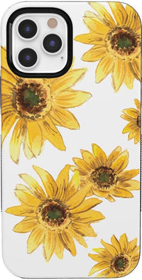 Golden Garden | Yellow Sunflower Floral Case iPhone Case get.casely Bold iPhone 12 Pro