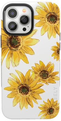 Golden Garden | Yellow Sunflower Floral Case iPhone Case get.casely Bold + MagSafe® iPhone 13 Pro