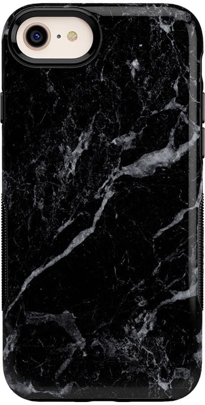 Black Pearl | Classic Black Marble Case iPhone Case get.casely Bold iPhone 6/7/8 