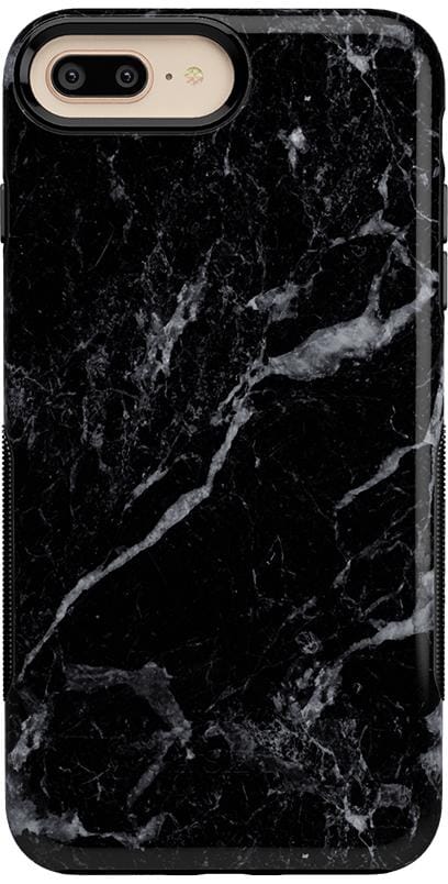 Black Pearl | Classic Black Marble Case iPhone Case get.casely Bold iPhone 6/7/8 Plus 