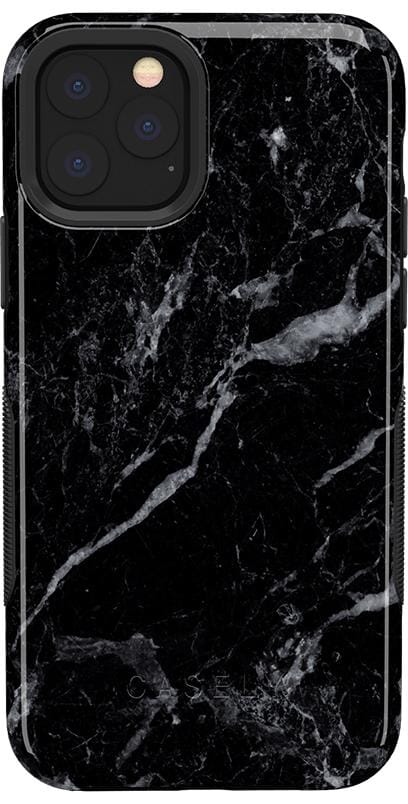 Black Pearl | Classic Black Marble Case iPhone Case get.casely Bold iPhone 11 Pro 