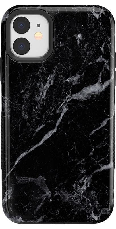 Black Pearl | Classic Black Marble Case iPhone Case get.casely Bold iPhone 11 