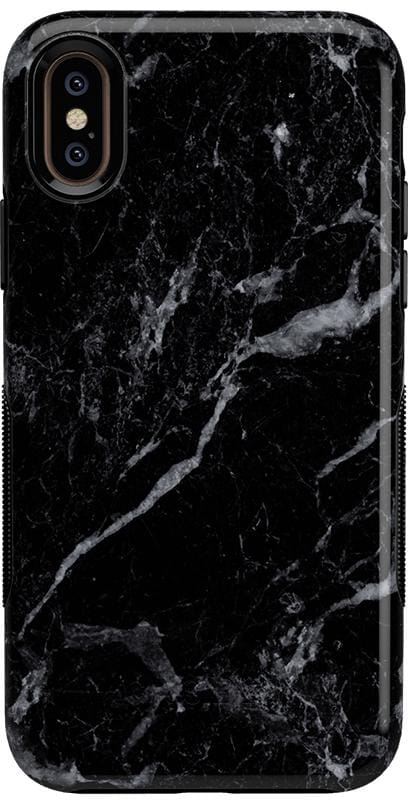 Black Pearl | Classic Black Marble Case iPhone Case get.casely Bold iPhone XS Max 