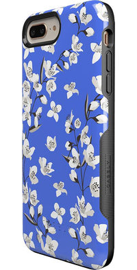 Floral Forest | Blue Cherry Blossom Floral Case iPhone Case get.casely 