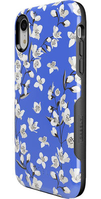 Floral Forest | Blue Cherry Blossom Floral Case iPhone Case get.casely 