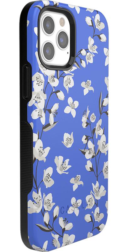 Floral Forest | Blue Cherry Blossom Floral Case iPhone Case get.casely 