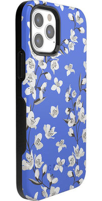 Floral Forest | Blue Cherry Blossom Floral Case iPhone Case get.casely 