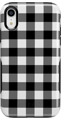 Check Me Out | Checkerboard Case iPhone Case get.casely Bold iPhone XR