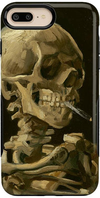 Van Gogh | Skull of a Skeleton with Burning Cigarette Phone Case iPhone Case Van Gogh Museum Bold iPhone 6/7/8 Plus