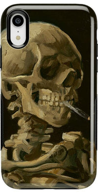 Van Gogh | Skull of a Skeleton with Burning Cigarette Phone Case iPhone Case Van Gogh Museum Bold iPhone XR