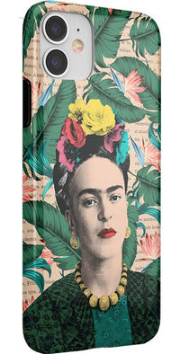 Find Your Muse | Frida Kahlo Portrait Floral Case iPhone Case get.casely 