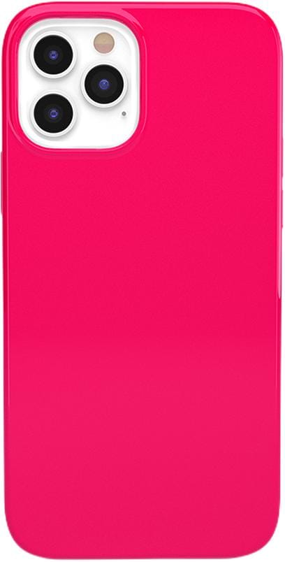 Think Pink | Solid Neon Pink Case iPhone Case get.casely Classic iPhone 12 Pro Max