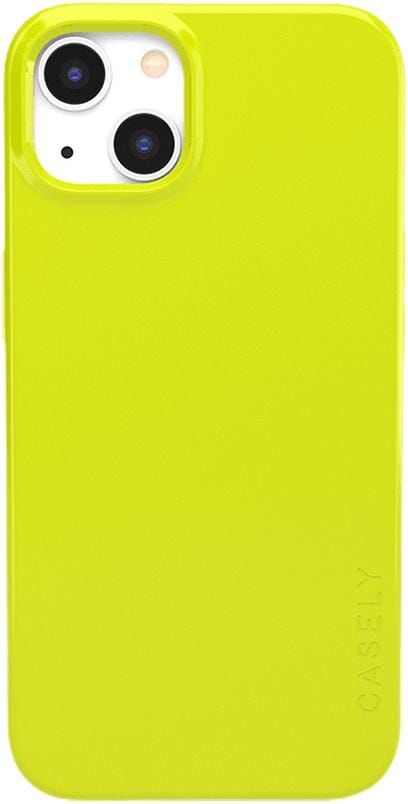 Chartreuse Days | Solid Neon Yellow Case iPhone Case get.casely Classic + MagSafe® iPhone 13 