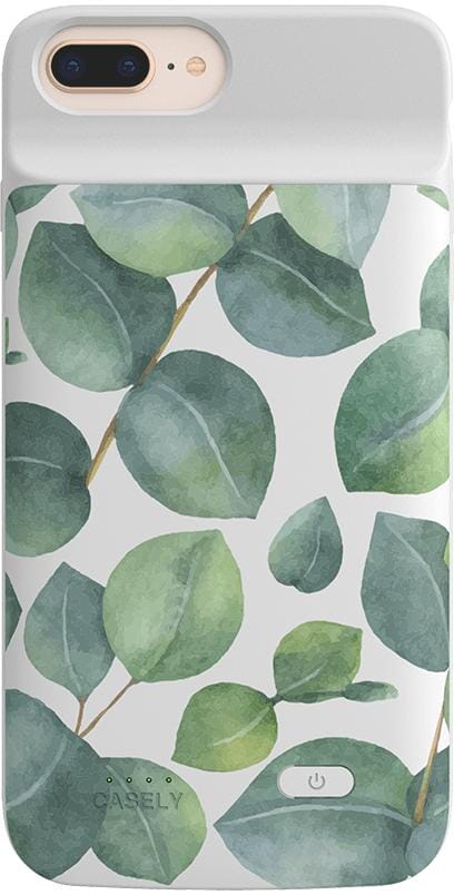 Leaf Me Alone | Green Floral Print Case iPhone Case get.casely Power 2.0 iPhone 6/7/8 Plus