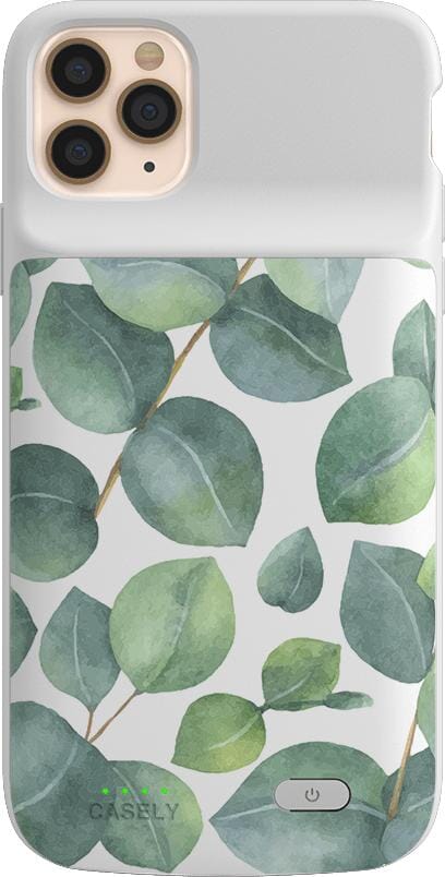 Leaf Me Alone | Green Floral Print Case iPhone Case get.casely Power 2.0 iPhone 11 Pro Max