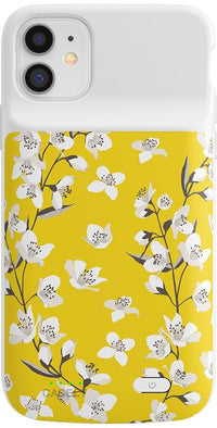 Floral Forest | Yellow Cherry Blossom Floral Case iPhone Case get.casely 