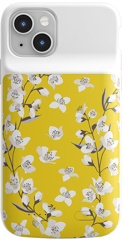 Floral Forest | Yellow Cherry Blossom Floral Case iPhone Case get.casely 