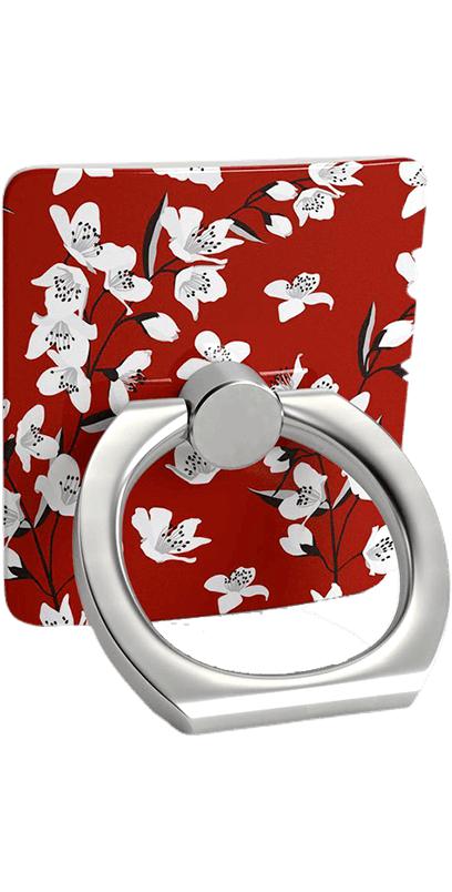 Floral Forest | Red Cherry Blossom Floral Phone Ring Phone Ring get.casely 