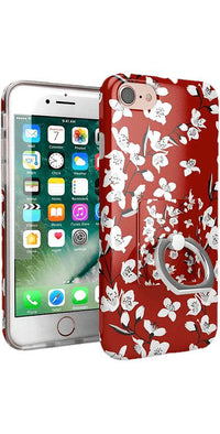 Floral Forest | Red Cherry Blossom Floral Phone Ring Phone Ring get.casely 
