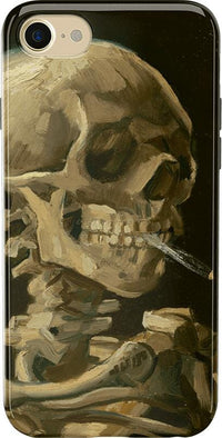 Van Gogh | Skull of a Skeleton with Burning Cigarette Phone Case iPhone Case Van Gogh Museum Classic iPhone SE (2020 & 2022)