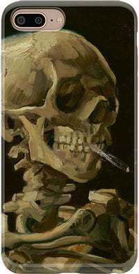 Van Gogh | Skull of a Skeleton with Burning Cigarette Phone Case iPhone Case Van Gogh Museum Classic iPhone 6/7/8 Plus