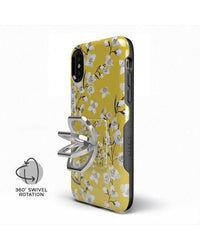 Floral Forest | Yellow Cherry Blossom Floral Phone Ring Phone Ring get.casely 